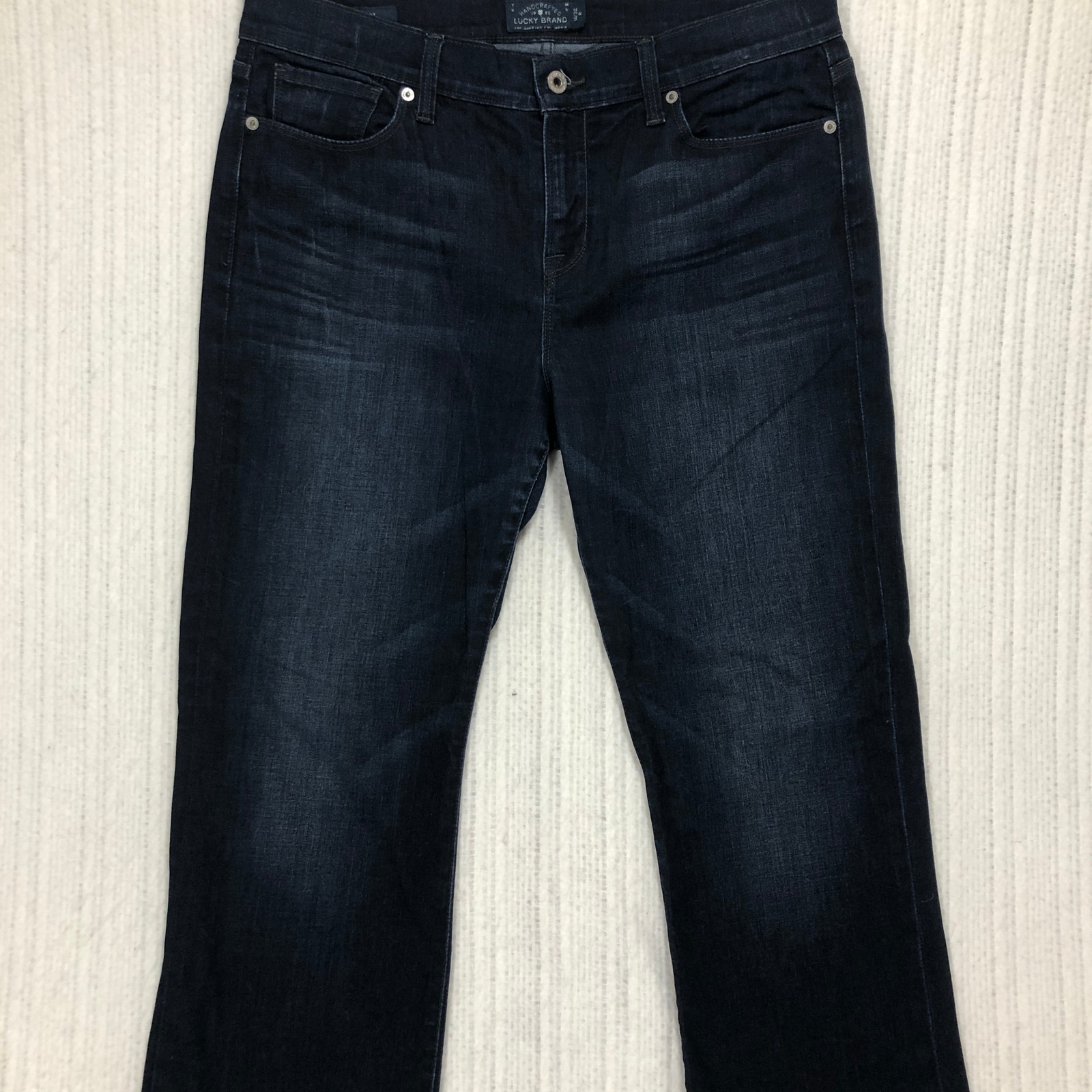 Lucky Brand Brooke Boot Jeans Dark Indigo Wash Mid Rise Bootcut Denim 1432